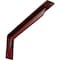 Ekena Millwork Embrey Steel Bracket, Hammered Bright Red 2"W x 18"D x 6 1/2"H BKTM02X18X06EBHRE - alternate 1
